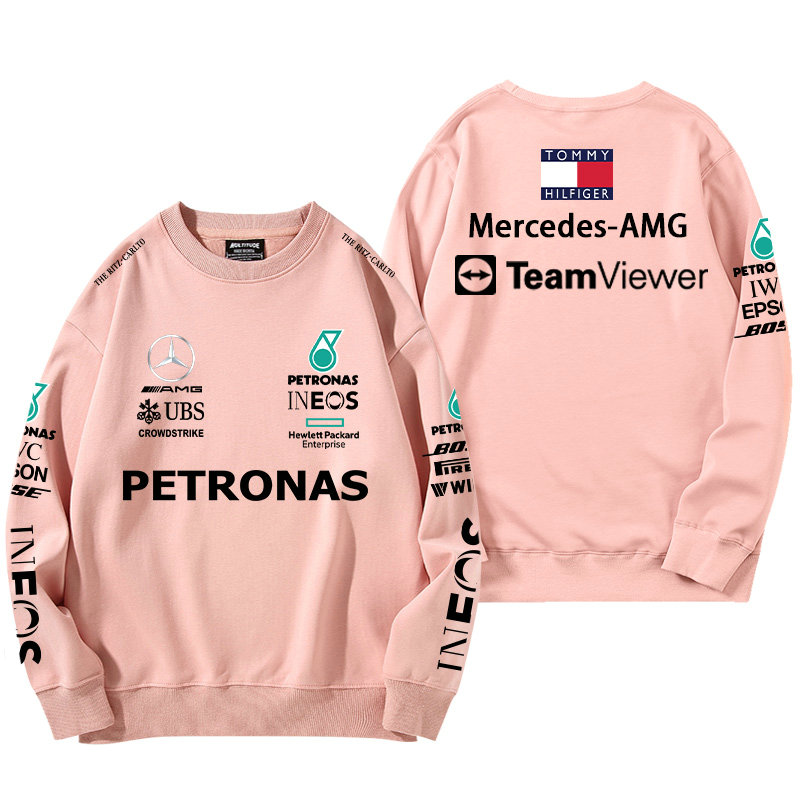 Sweatshirt Mercedes-AMG Petronas Motorsport TeamViewer Homme Coton Pas Cher